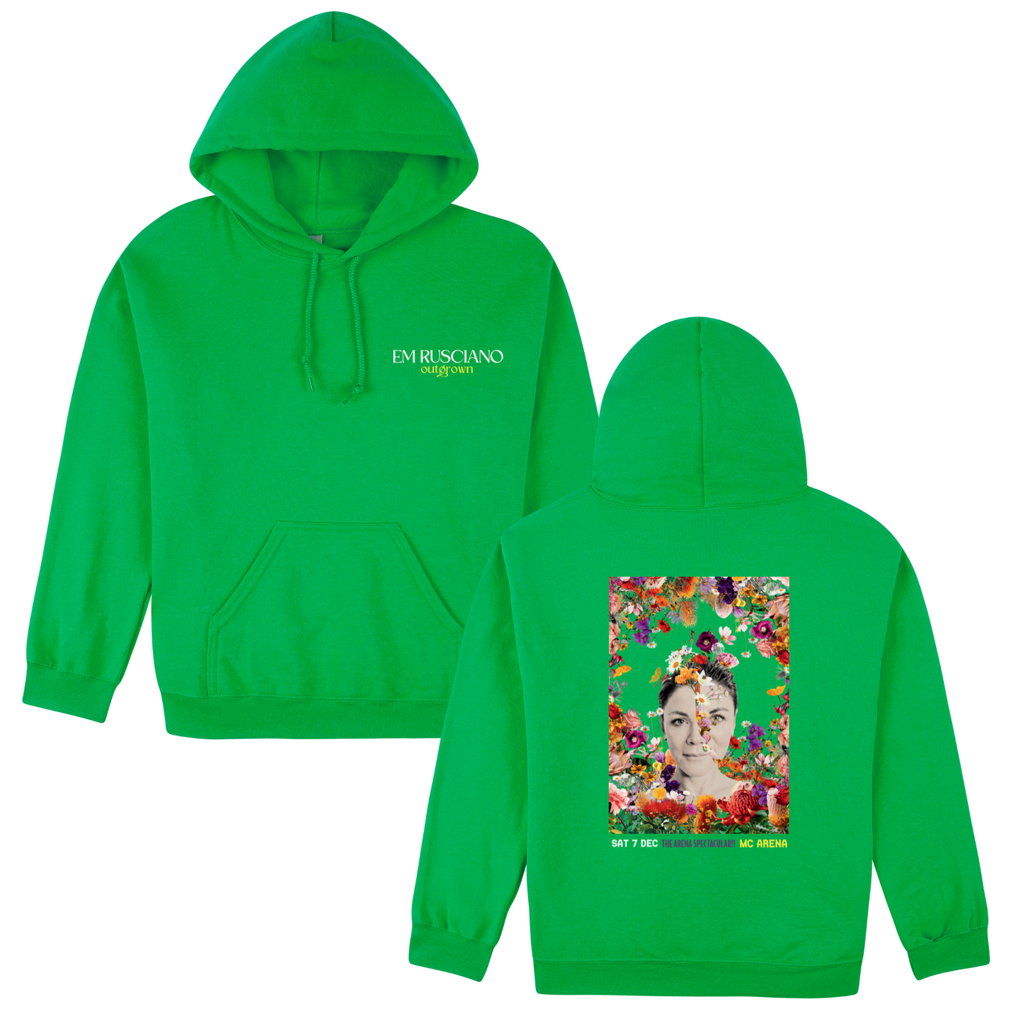 MC Arena OUTGROWN Tour Unisex Hoodie - Green